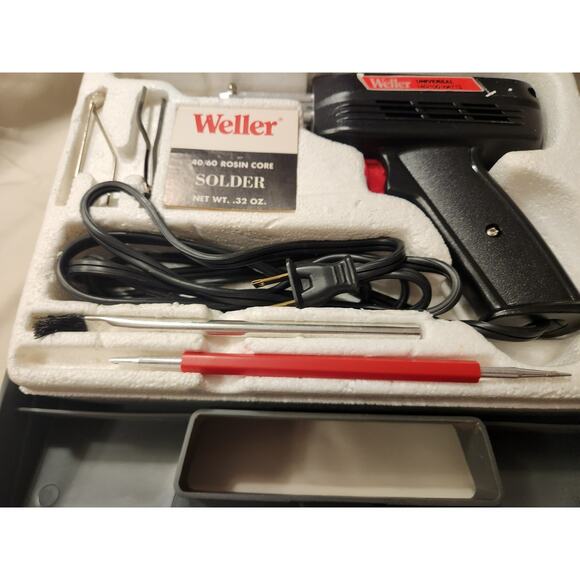 WELLER SOLDERING GUN MODEL: 8200, 100/140 WATTS,‎ UNIVERSAL SOLDERING GUN KIT - Picture 3 of 7
